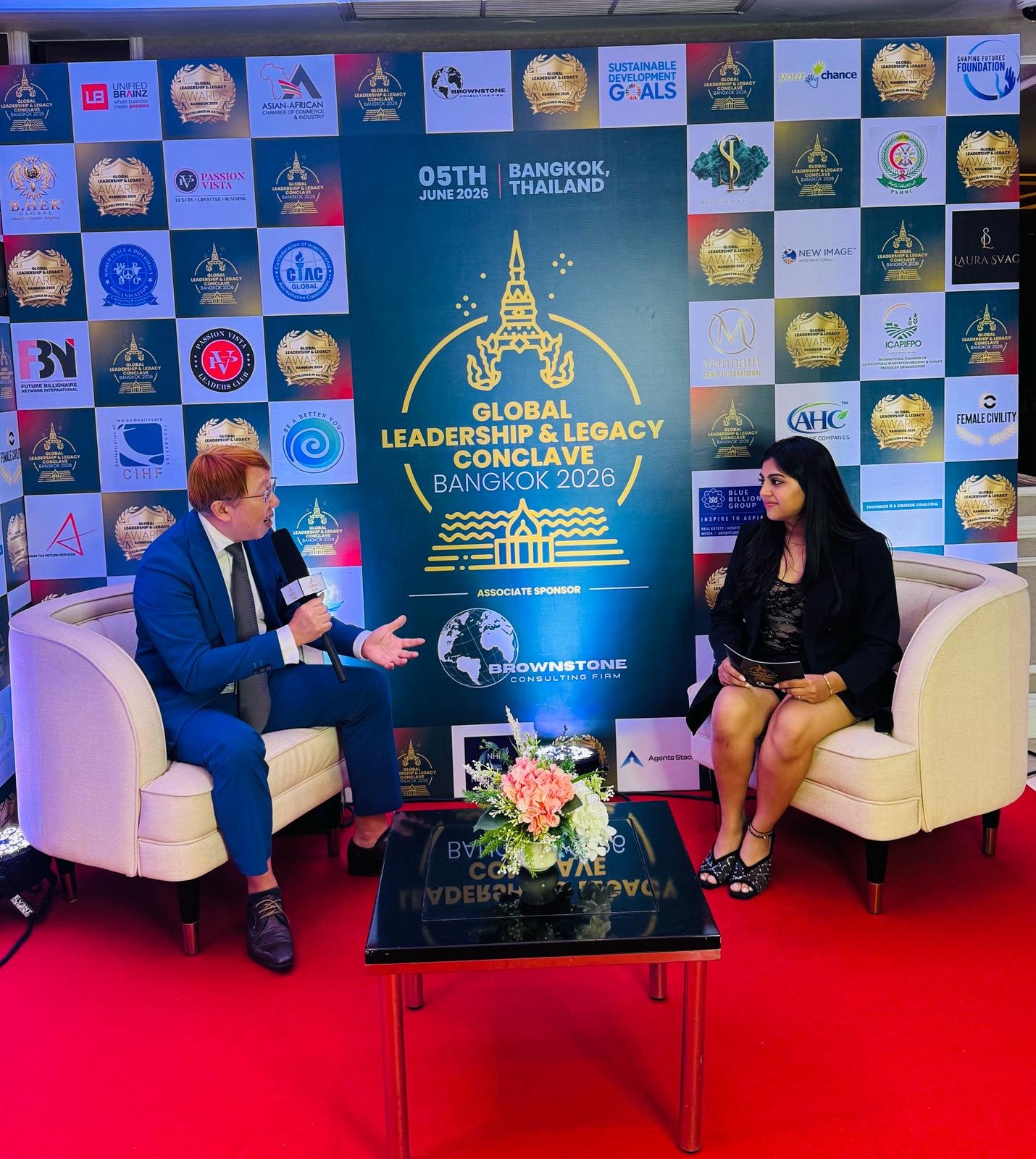 Interview at the Awards Red Carpet